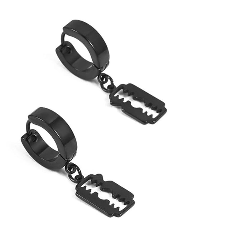 レトロパンクヒップホップイヤリングストリートカップルイヤリング