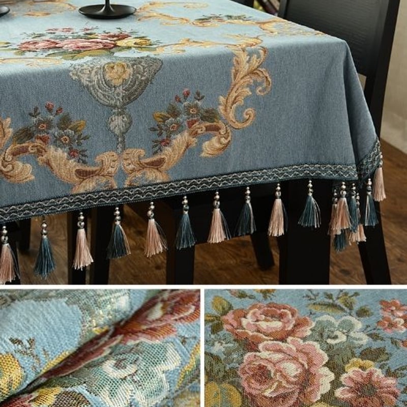 ヨーロッパのテーブルクロス布テーブルクロスコーヒーテーブル