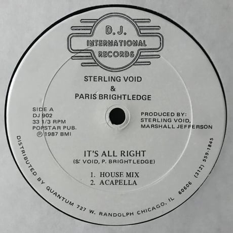 Sterling Void & Paris Brightledge - It’s All Right