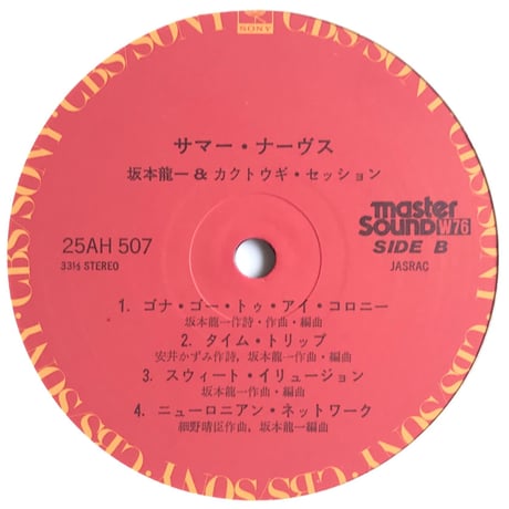 Ryuichi Sakamoto & The Kakutougi Session - Summer Nerves