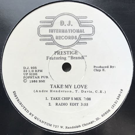 prestige featuring brandi take my love