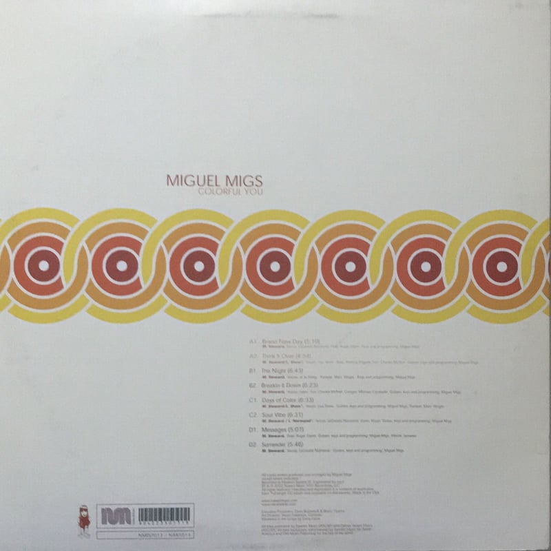 Miguel Migs - Colorful You | OTTOTTORECORDS