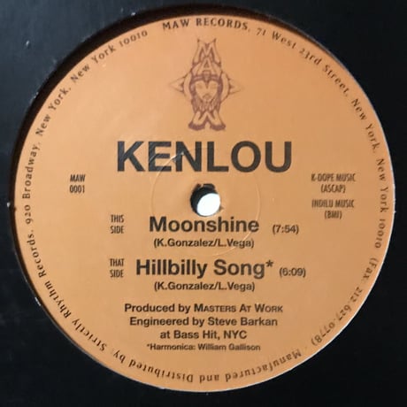 Kenlou - Moonshine / Hillbilly Song
