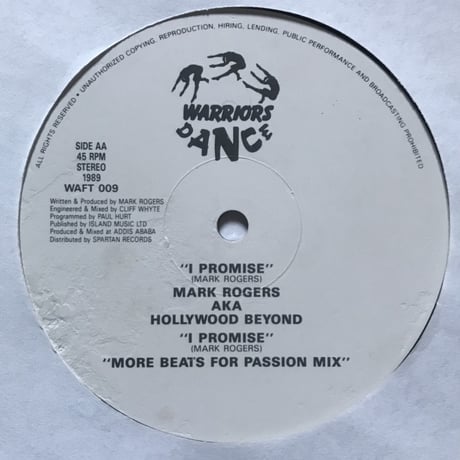 Mark Rogers AKA Hollywood Beyond - Let’s Get Together (Create) / I Promise
