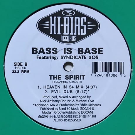 Bass Is Base Featuring: Syndicate 305 - The Spirit