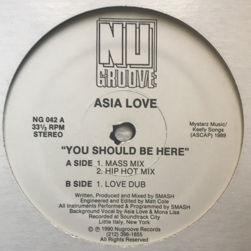 激レア90s！Asia Love - You Should Be Here Asia Love - You Should Be Here | OTTOTTORECORDS