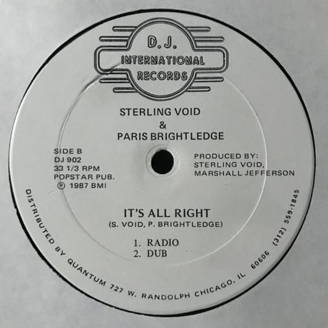 Sterling Void & Paris Brightledge - It’s All Right
