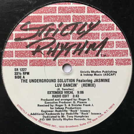 The Underground Solution Featuring Jasmine - Luv Dancin’ (Remix)
