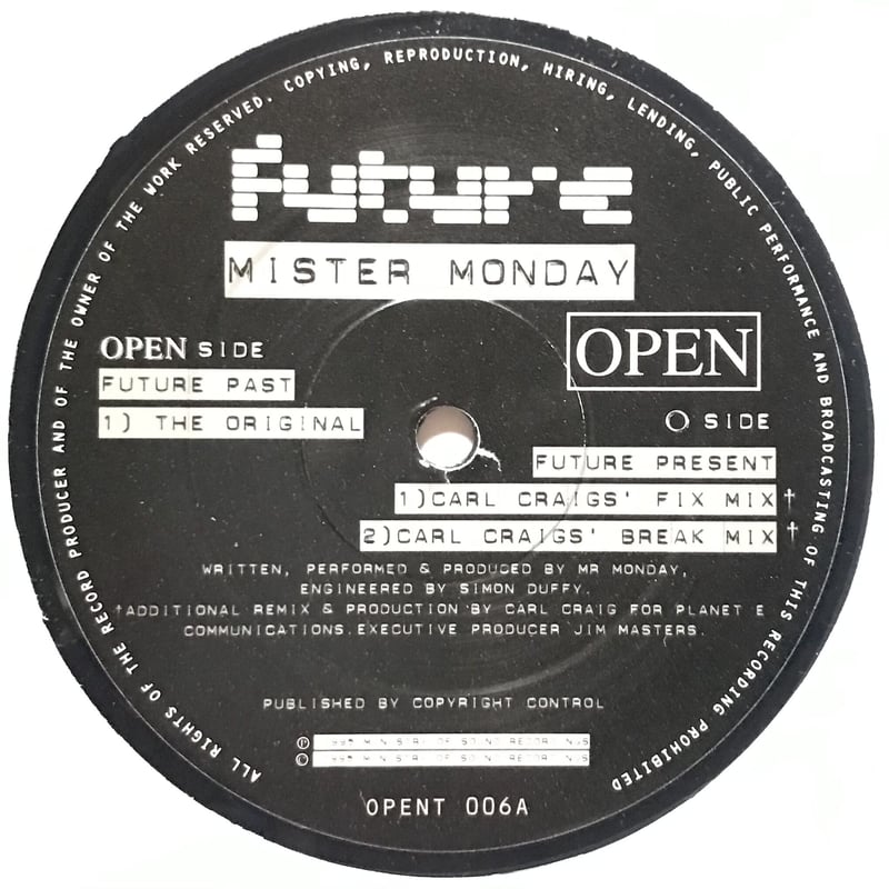 Mister Monday - Future | OTTOTTORECORDS