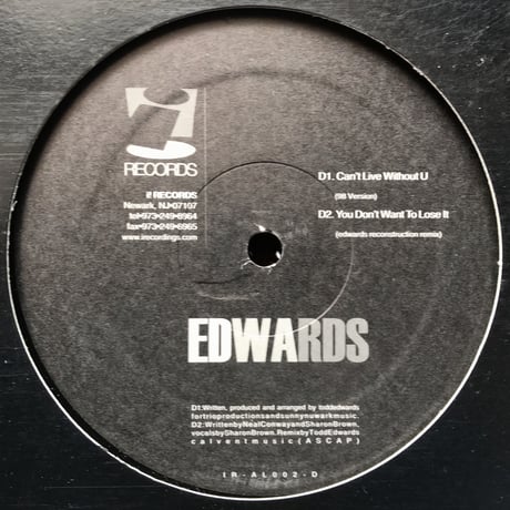 todd edwards prima edizione