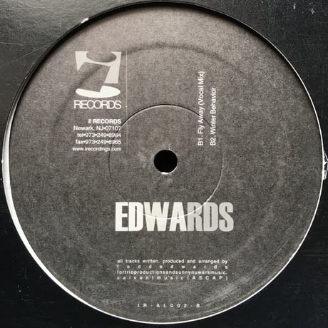 todd edwards prima edizione