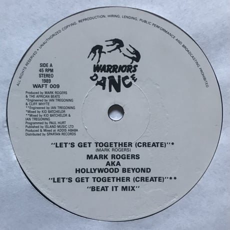 Mark Rogers AKA Hollywood Beyond - Let’s Get Together (Create) / I Promise