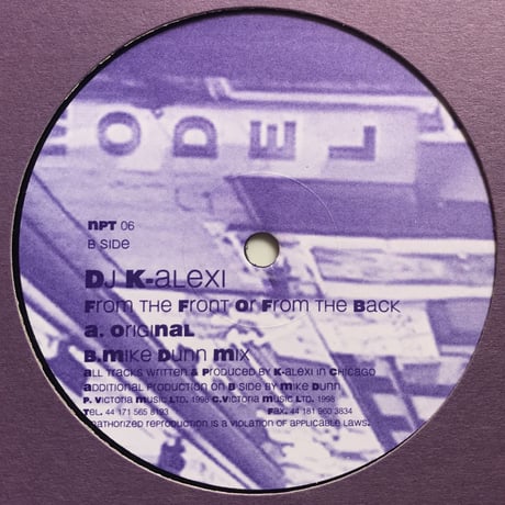DJ K-Alexi - From The Front Or From The Back