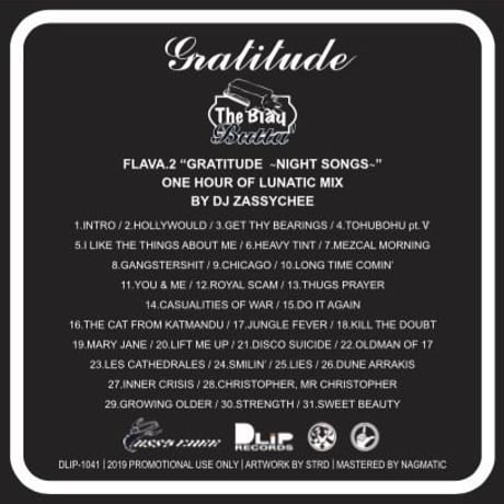 【The Blaq Butta' #002】"GRATITUDE -NIGHT SONGS-" Mixed by ZASSYCHEE