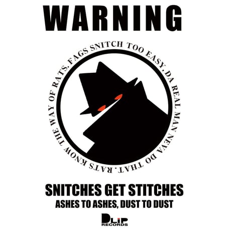 MILES WORD "DO NOT SNITCH" HEAVY WEIGHT SWEAT