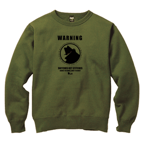 MILES WORD "DO NOT SNITCH" HEAVY WEIGHT SWEAT