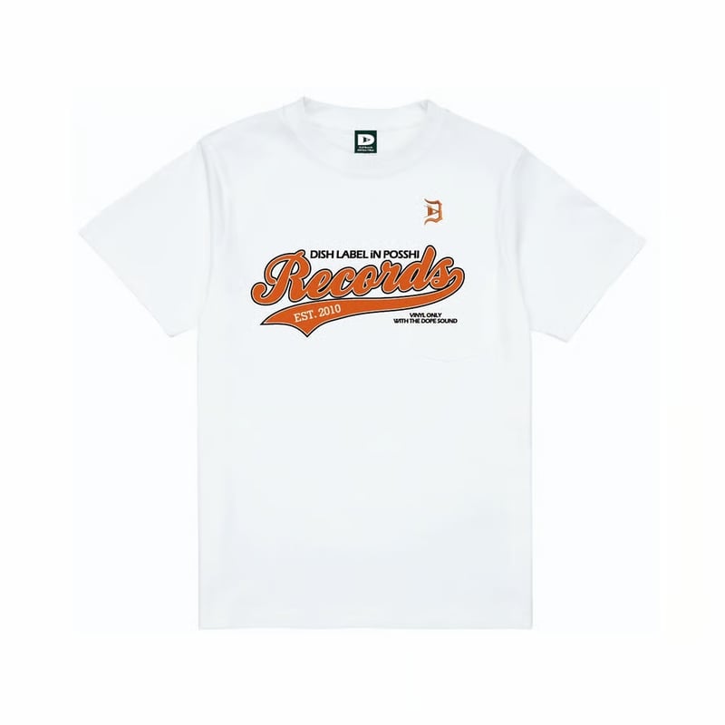 受注生産】Dish Label iN Posshi RECORDS TEE | DLiP R