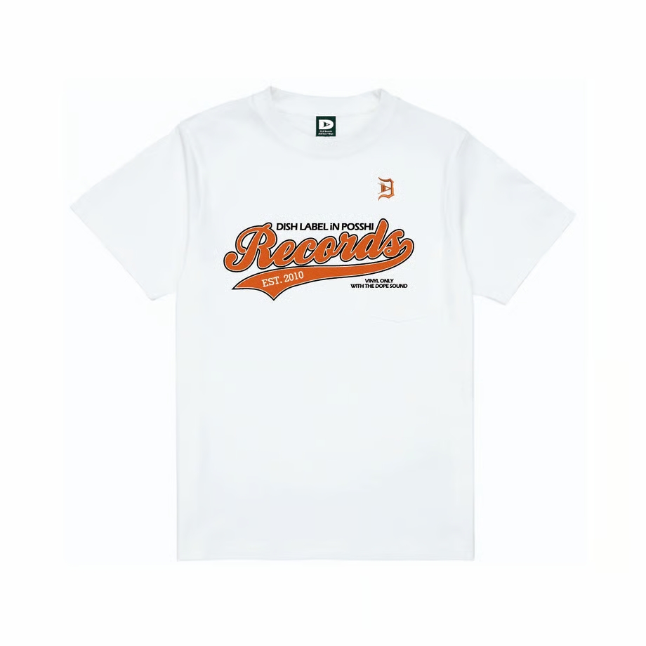 受注生産】Dish Label iN Posshi RECORDS TEE | DLiP R
