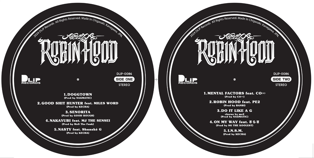 NASTY K ROBIN HOOD LP レコード DIRTY JOINT NASTY K / ROBIN HOOD [LP] | DLiP RECORDS OFFICI