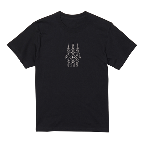 D.L.i.P. SAK YANT T-SHIRTS -BLAQ × Silver-