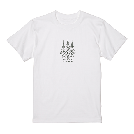 D.L.i.P. SAK YANT T-SHIRTS -White × Dark Green-