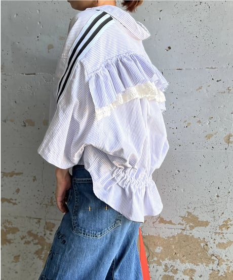 remake frill  half shirt