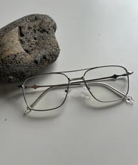 Metal Frame Square Eyewear B