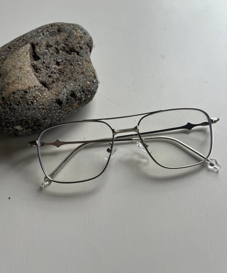 Metal Frame Square Eyewear B