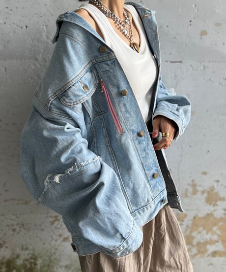 remake playful denim jacket