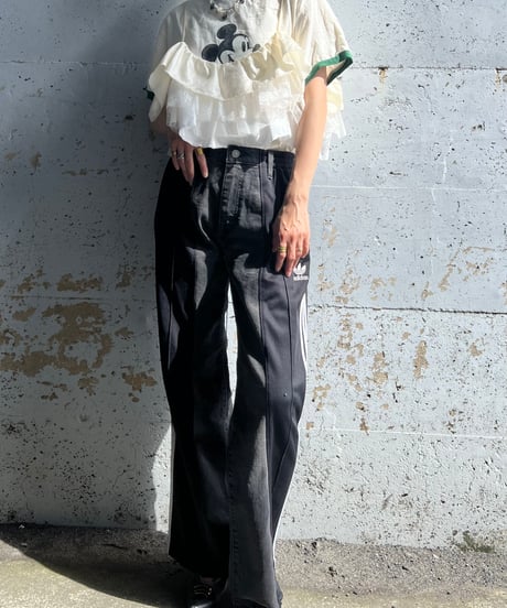 remake sporty  docking denim pants