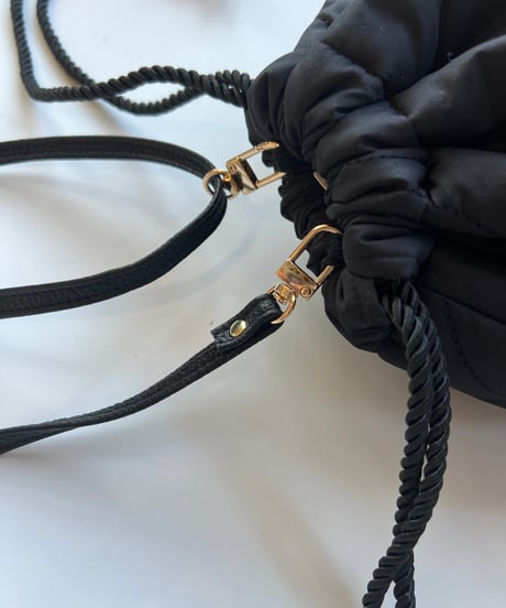 noir tulle bag
