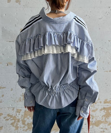 remake frill shirt