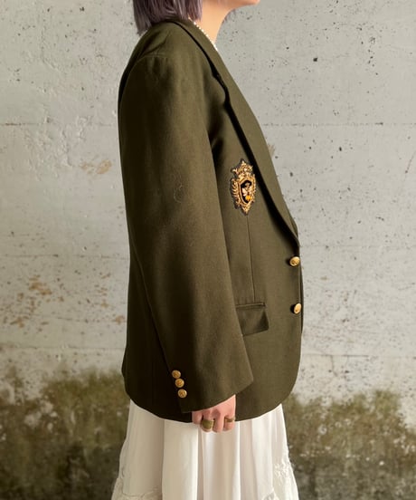 remake bijou emblem line jacket