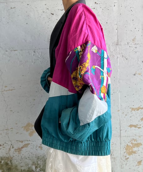 remake colorful nylon jacket