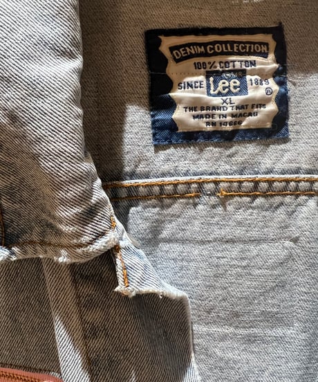 remake pocket denim vest C