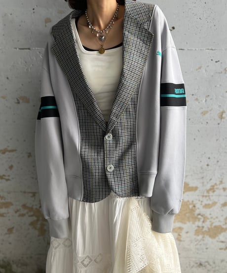 remake sporty tailored jacket C