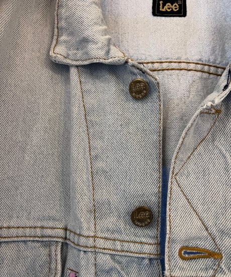 remake pocket denim vest A