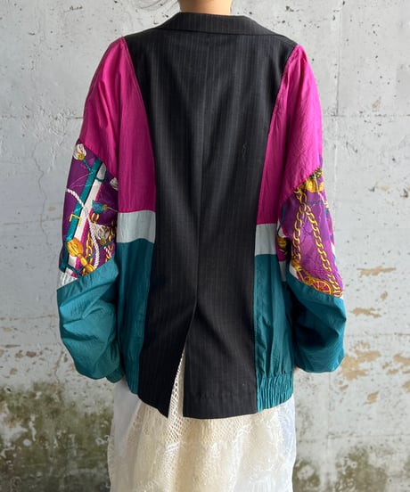 remake colorful nylon jacket
