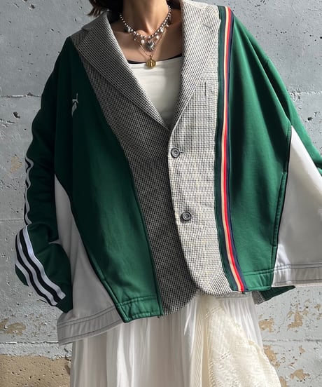 remake sporty tailored jacket D