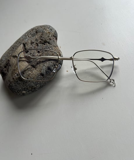 Metal Frame Square Eyewear A