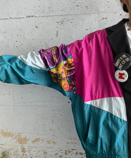 remake colorful nylon jacket