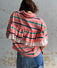 remake frill polo shirt A