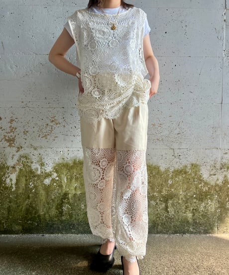 lace nosleeve drawings tops