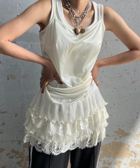 layered lace camisole OP E