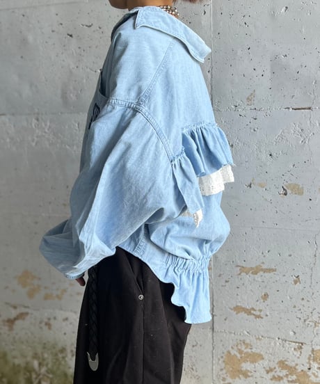 remake frill shirt