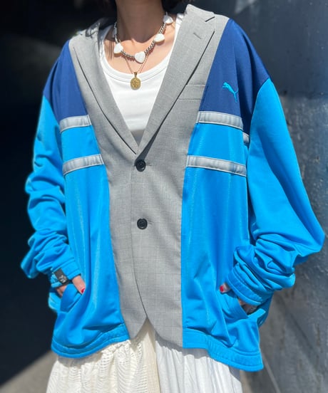 remake sporty tailored jacket