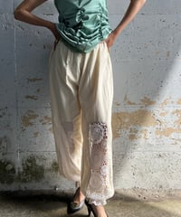 lace jogger pants A