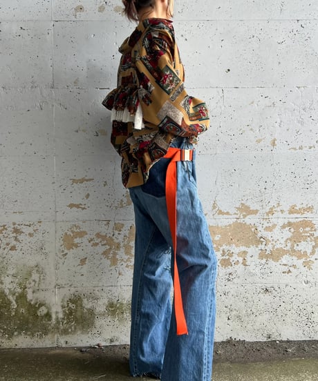 remake frill retoro  shirt
