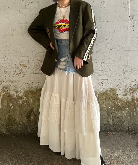 remake bijou emblem line jacket