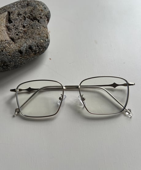 Metal Frame Square Eyewear A